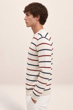 Pull Marinière Rayé Col Rond Homme Yann