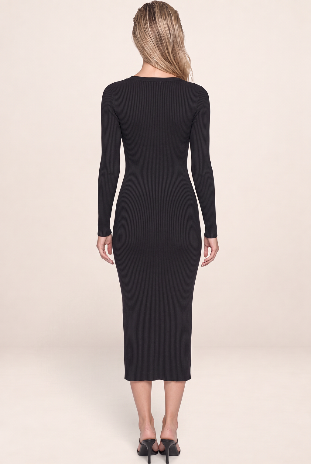 Robe Pull Longue Moulante Femme Pascale