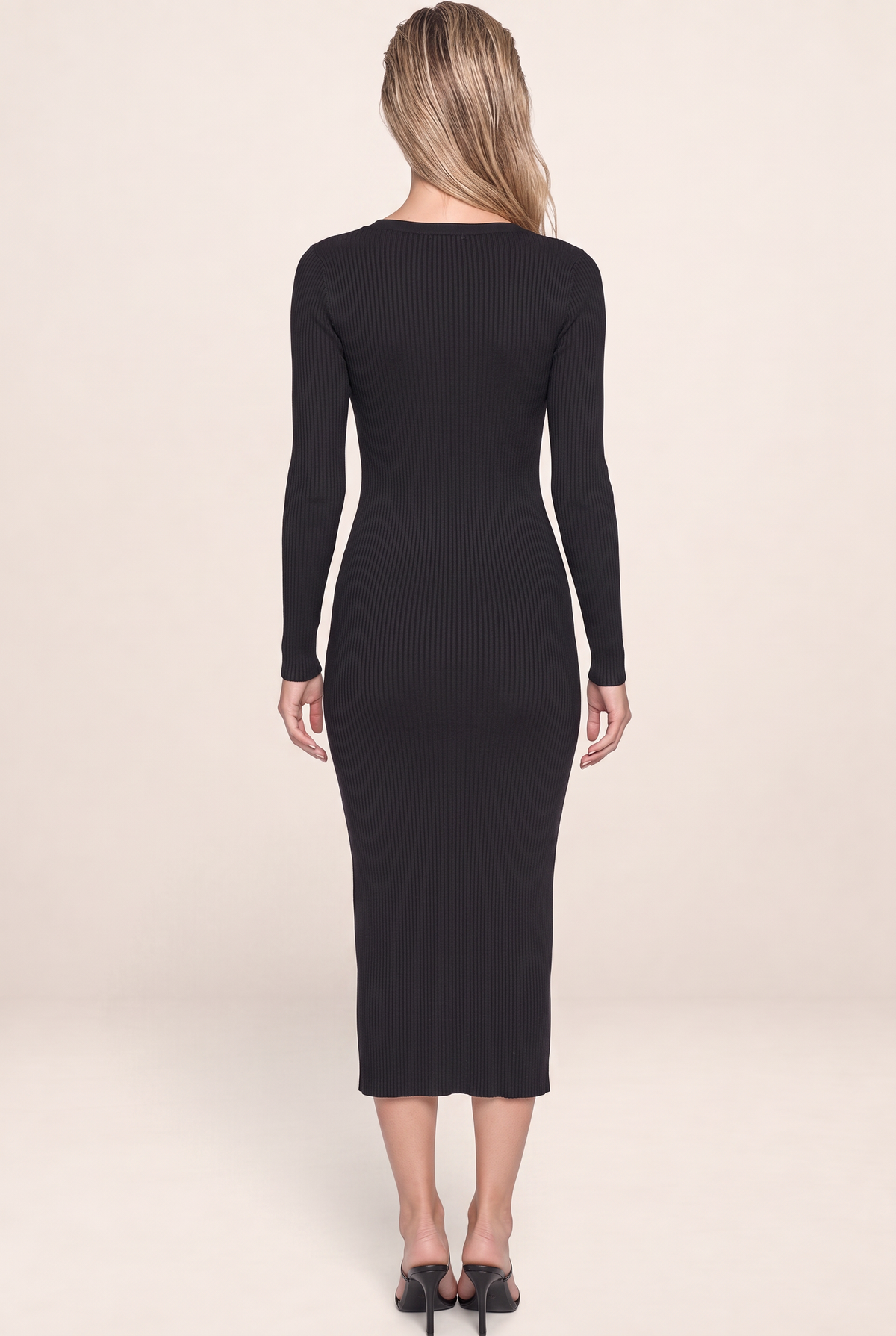 Robe Pull Longue Moulante Femme Pascale