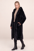 Manteau Moumoute Long à Capuche Femme Dorothée