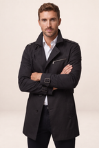 Trench Court Ceinturé Homme Gilles