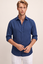 Chemise Aspect Lin Homme Vincent