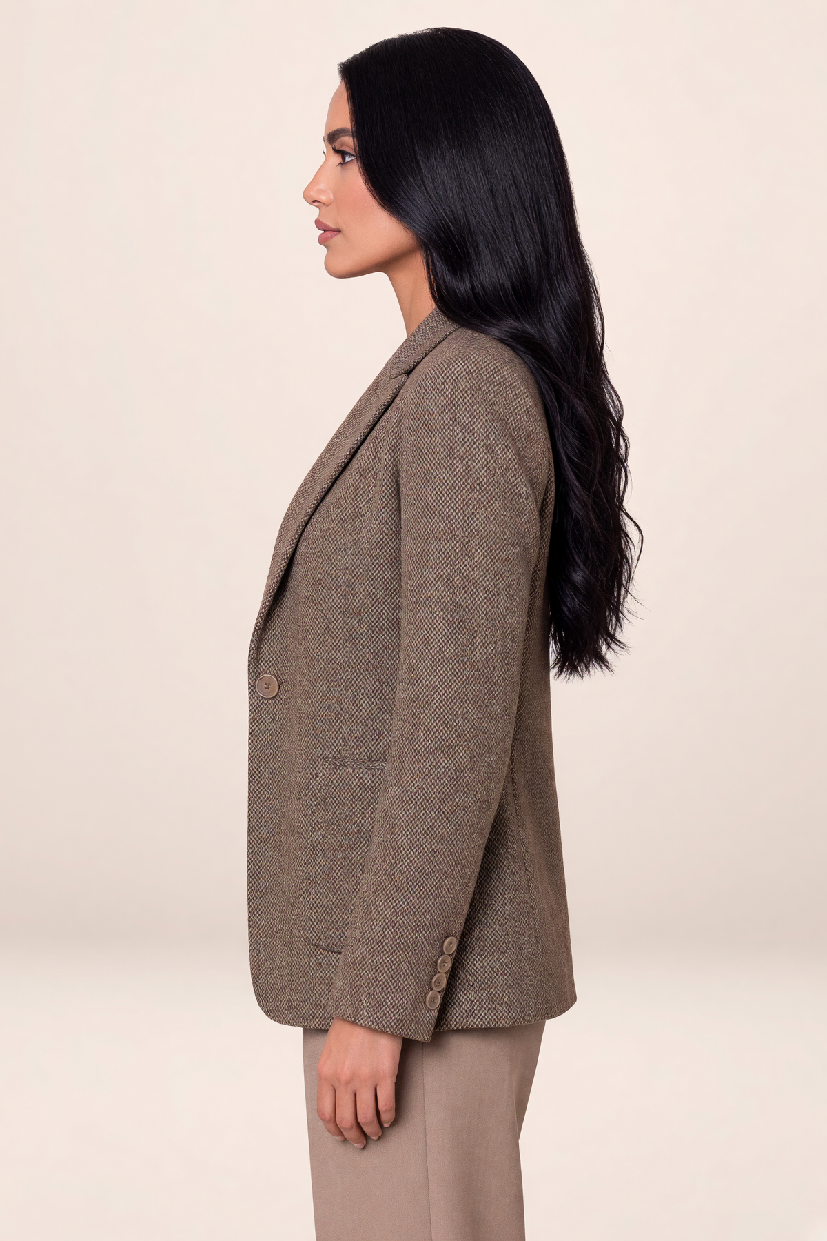 Blazer Effet Laine Femme Wendy