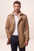 Trench Court Ceinturé Homme Gilles