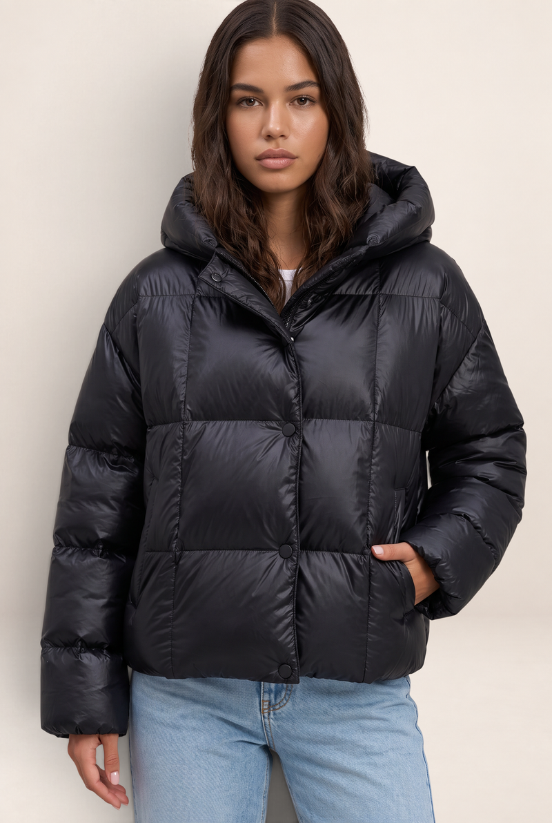 Doudoune Oversize à Capuche Femme Ida