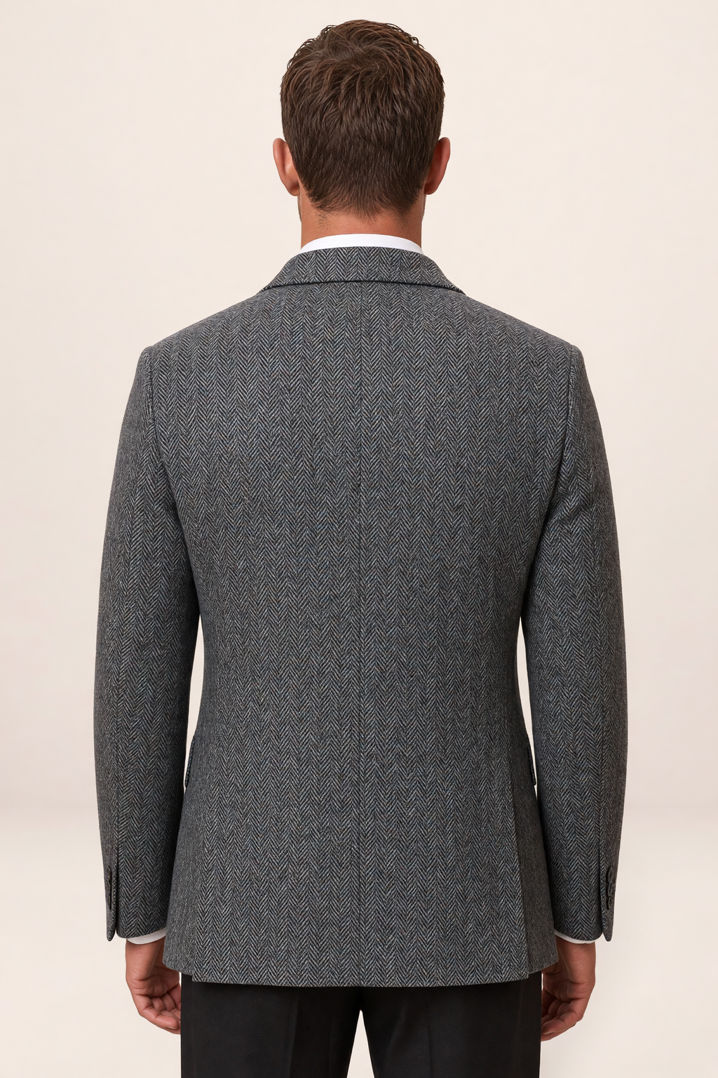 Blazer Chiné Effet Laine Homme Basile