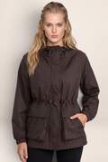 Parka Imperméable à Capuche Femme Clarisse
