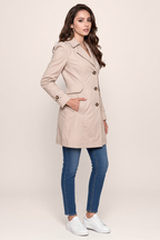 Trench Croisé Mi Long Femme Yasmine