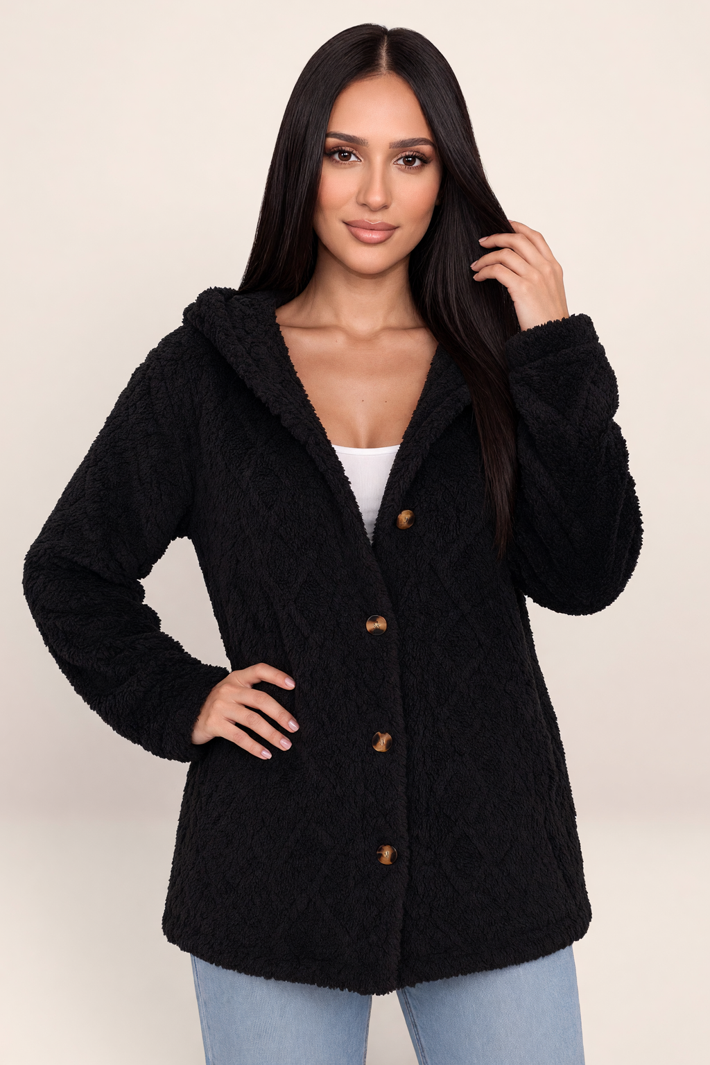 Cardigan à Capuche Femme Pénélope