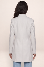 Manteau Mi Long Col Mao Femme Ursule