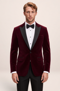 Veste de Smoking en Velours Homme Ernest
