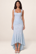 Robe Sirène en Dentelle Femme Odile