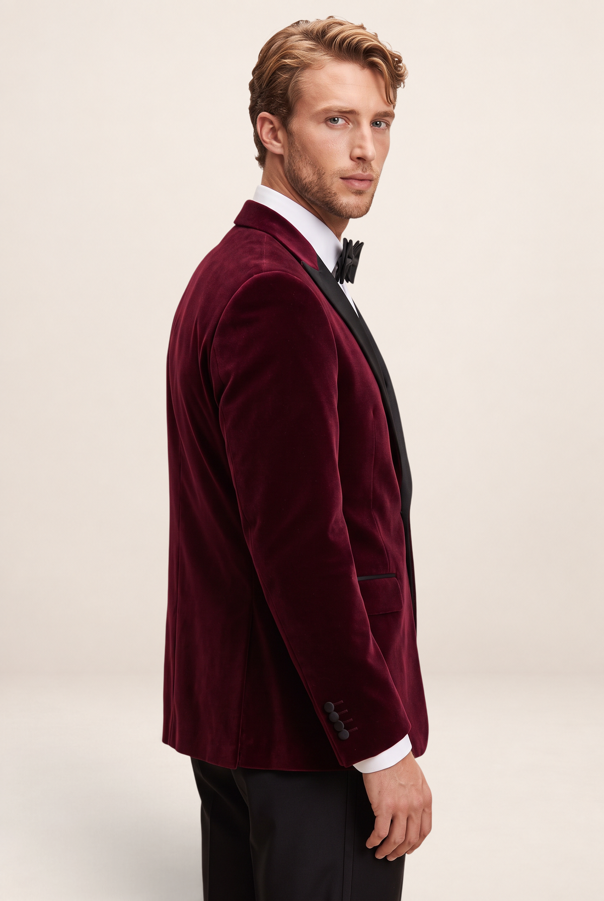 Veste de Smoking en Velours Homme Ernest
