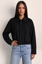 Veste Aspect Daim Oversize Femme Victorine