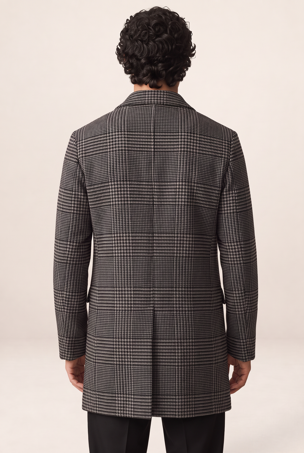 Manteau à Carreaux Prince de Galles Homme Edmond