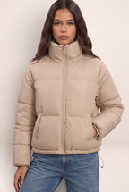 Doudoune Courte Col Montant Femme Jocelyne