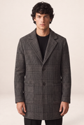 Manteau à Carreaux Prince de Galles Homme Edmond