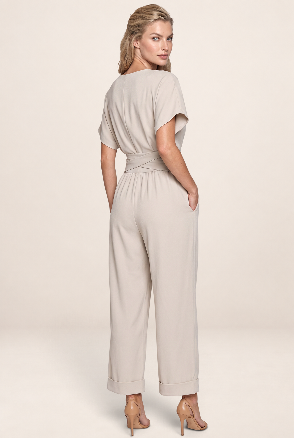 Combinaison Cache Coeur Pantalon Large Femme Daphné