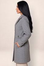 Manteau Cintré Mi Long Femme Roxane