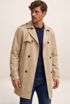 Trench Croisé Mi Long Homme Michel