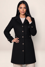 Manteau Cintré Mi Long Femme Roxane