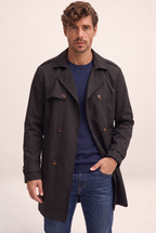 Trench Croisé Mi Long Homme Michel