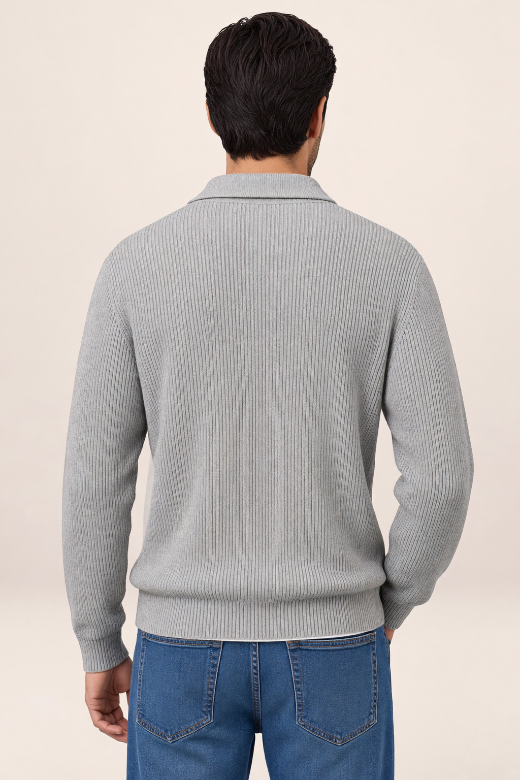 Polo Manches Longues en Maille Homme Fabien