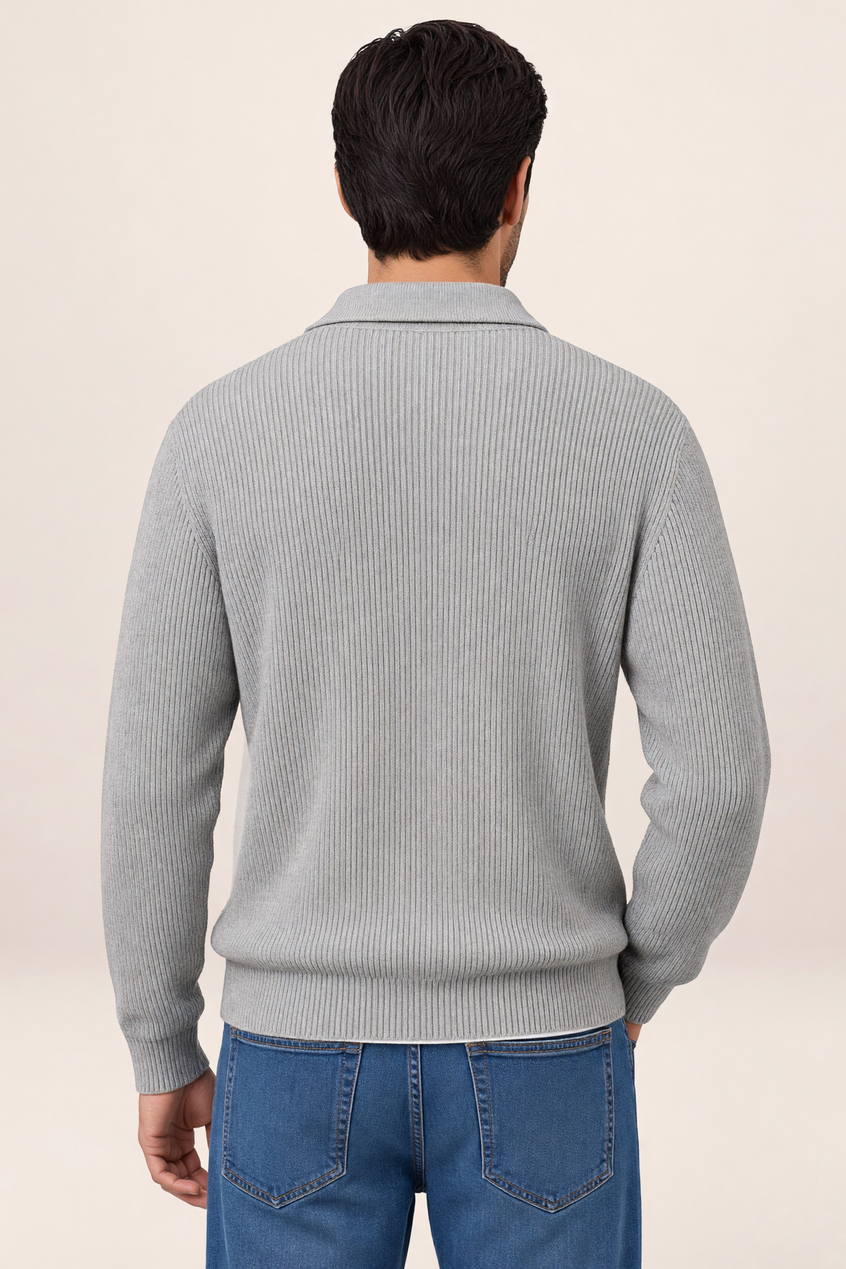 Polo Manches Longues en Maille Homme Fabien