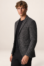 Blazer Effet Tweed Chiné Homme Augustin
