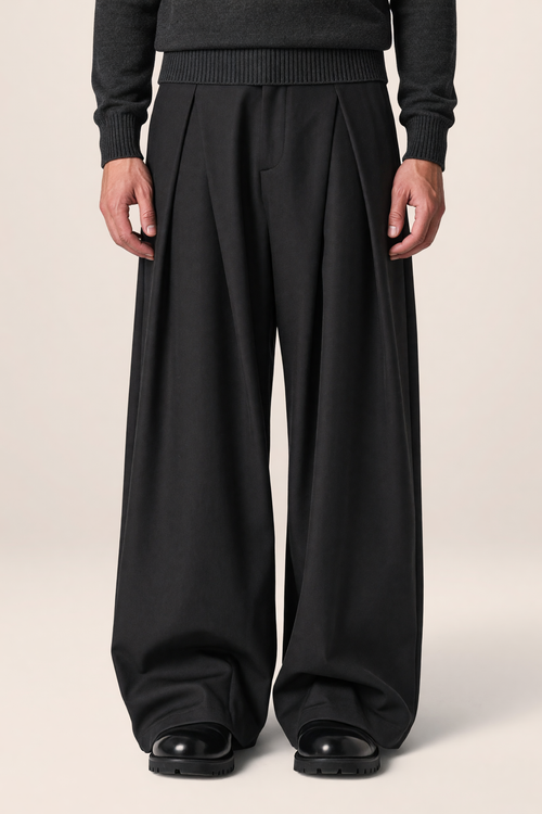 Pantalon Large à Pinces Homme Axel