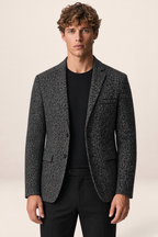 Blazer Effet Tweed Chiné Homme Augustin