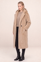 Manteau Moumoute Long à Capuche Femme Dorothée