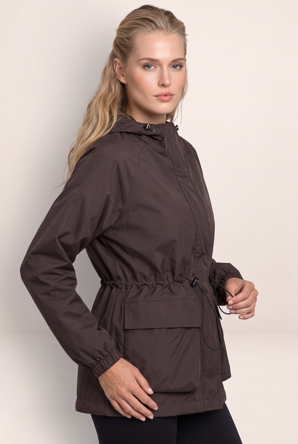 Parka Imperméable à Capuche Femme Clarisse