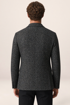 Blazer Effet Tweed Chiné Homme Augustin