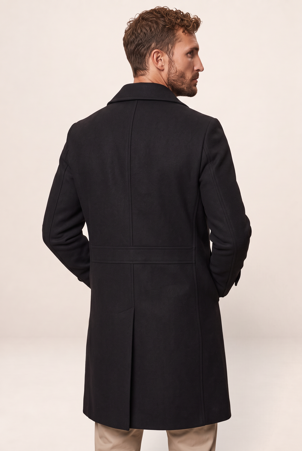 Manteau Long Croisé Homme Ferdinand