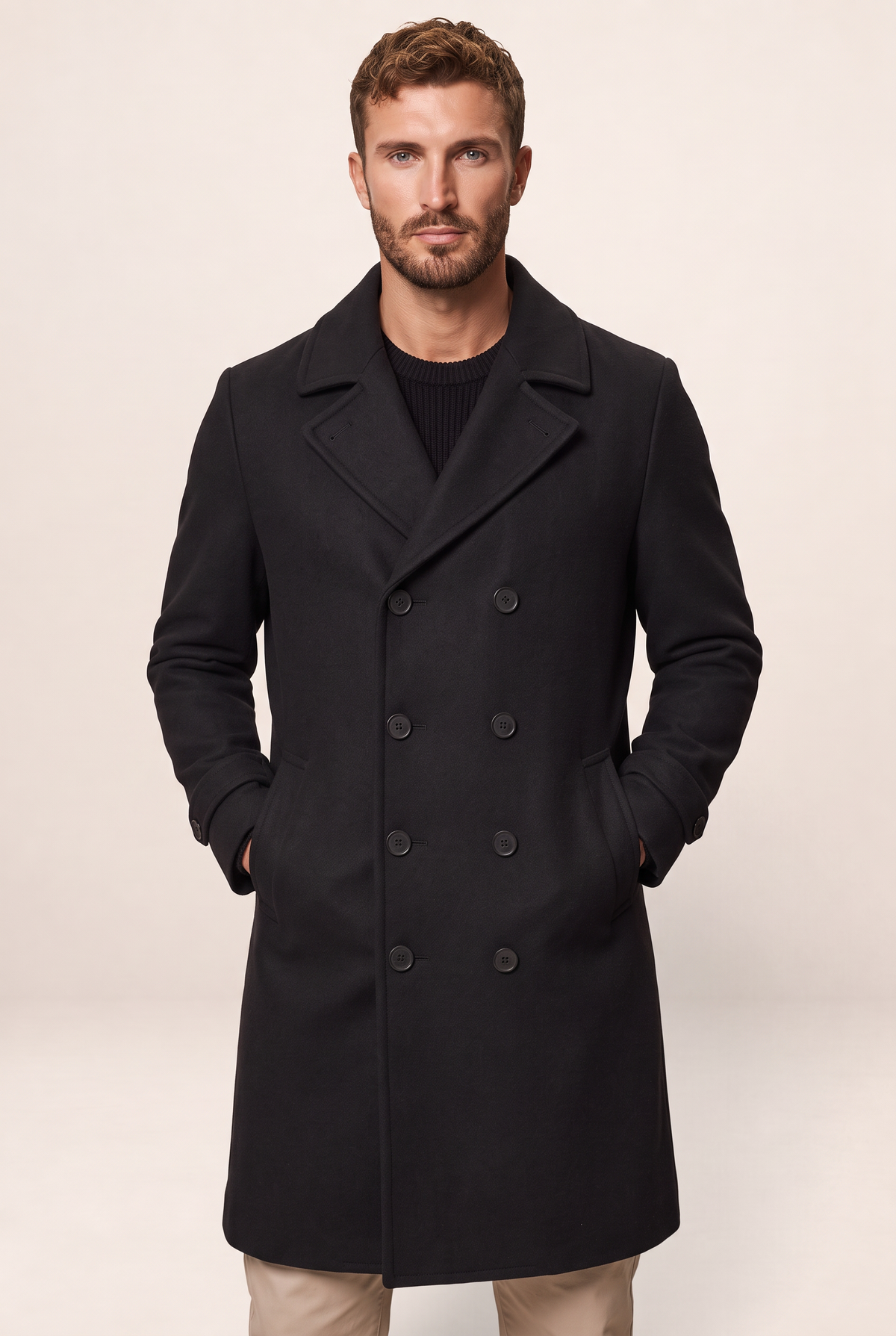 Manteau Long Croisé Homme Ferdinand