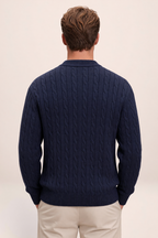 Cardigan Torsadé Col Rond Homme Rémi