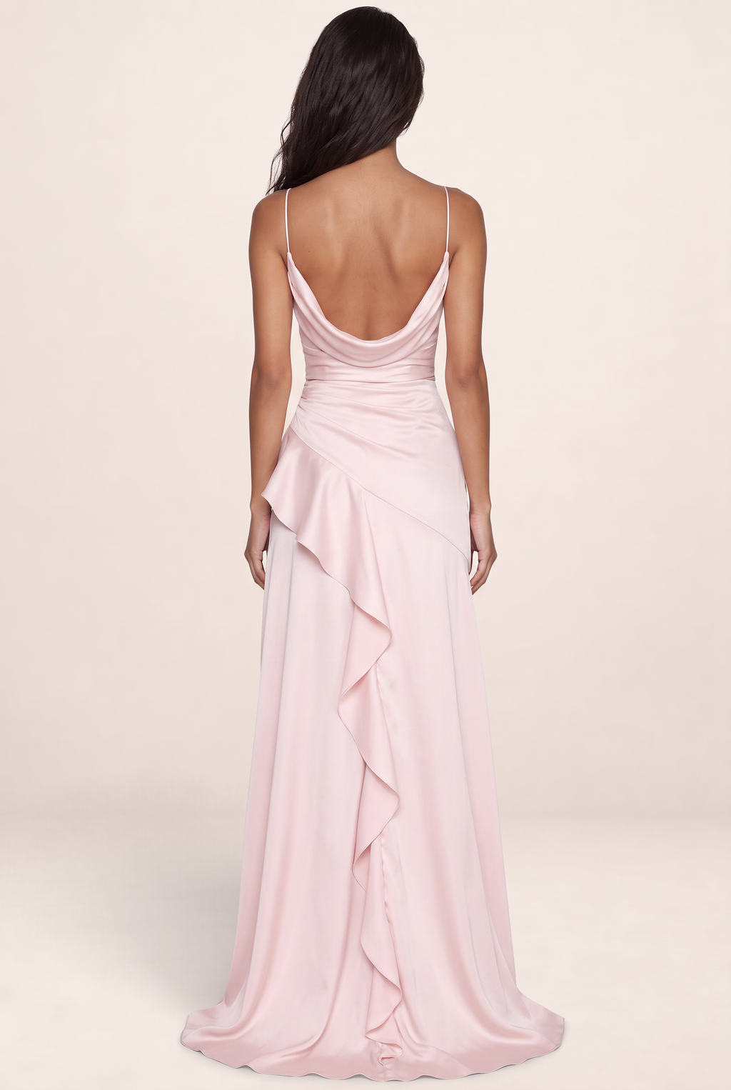 Robe Asymétrique à Volants Femme Noëlle