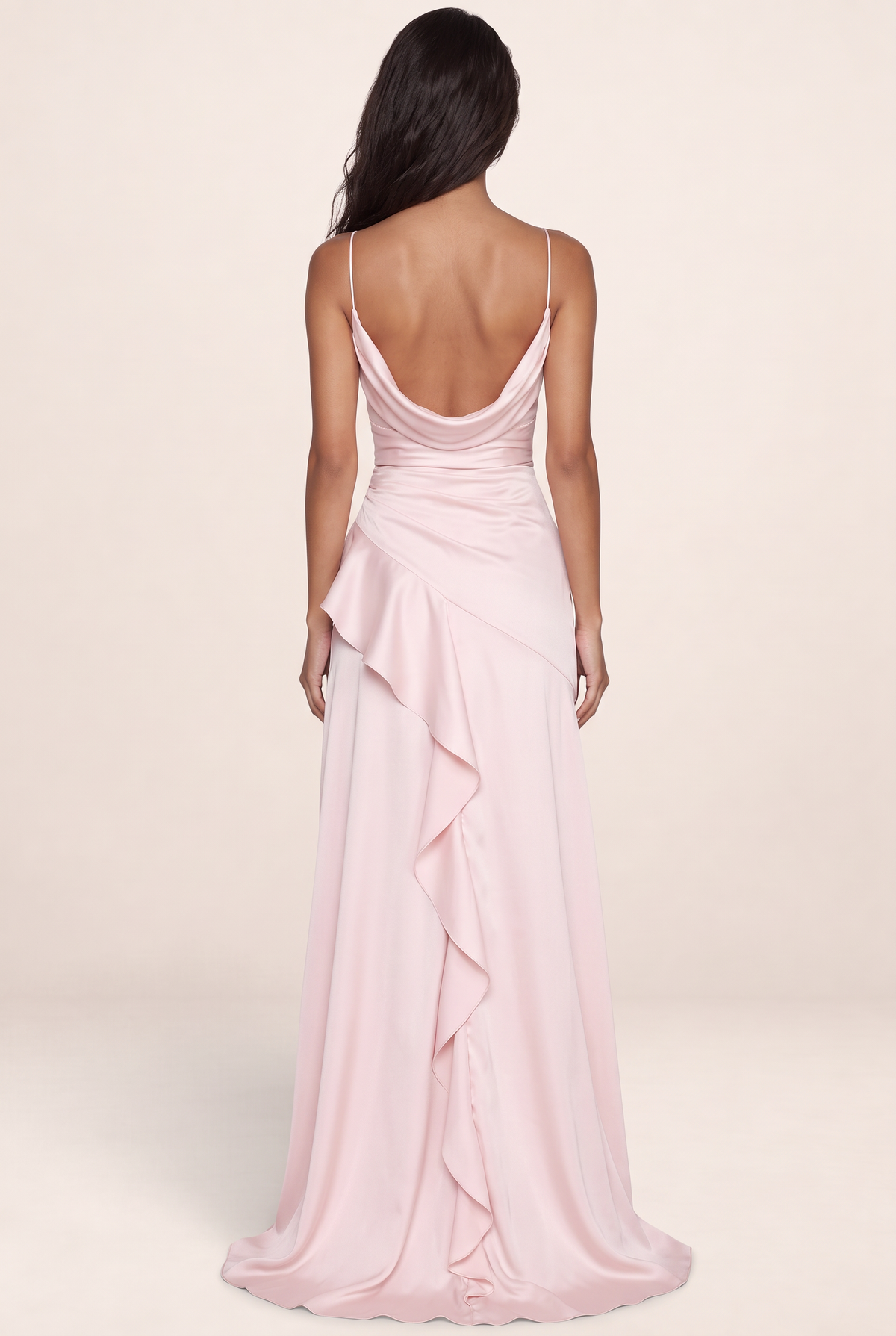 Robe Asymétrique à Volants Femme Noëlle