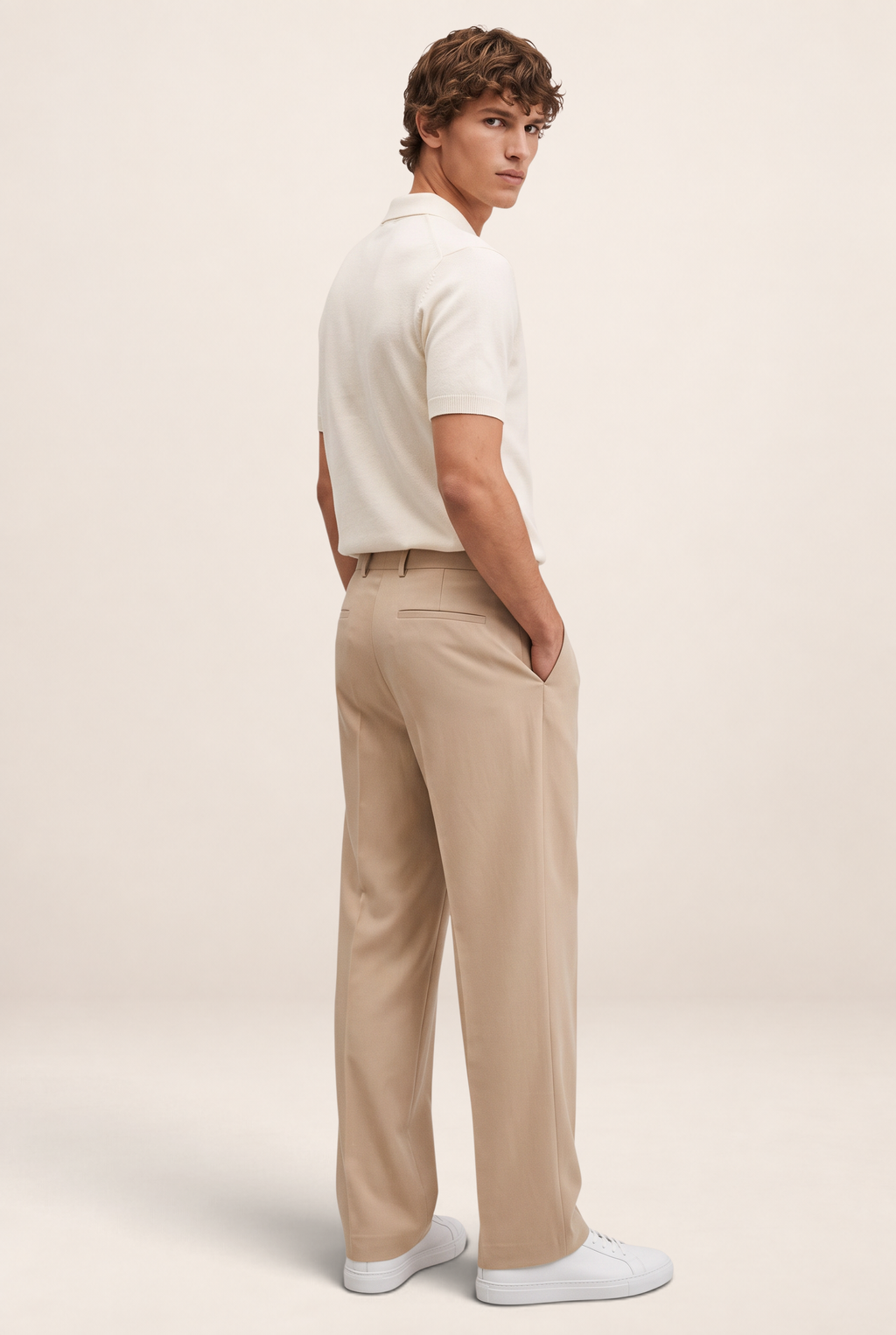 Pantalon Droit à Pinces Homme Jérôme
