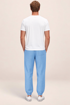 Pantalon Aspect Lin Fluide Homme Valentin