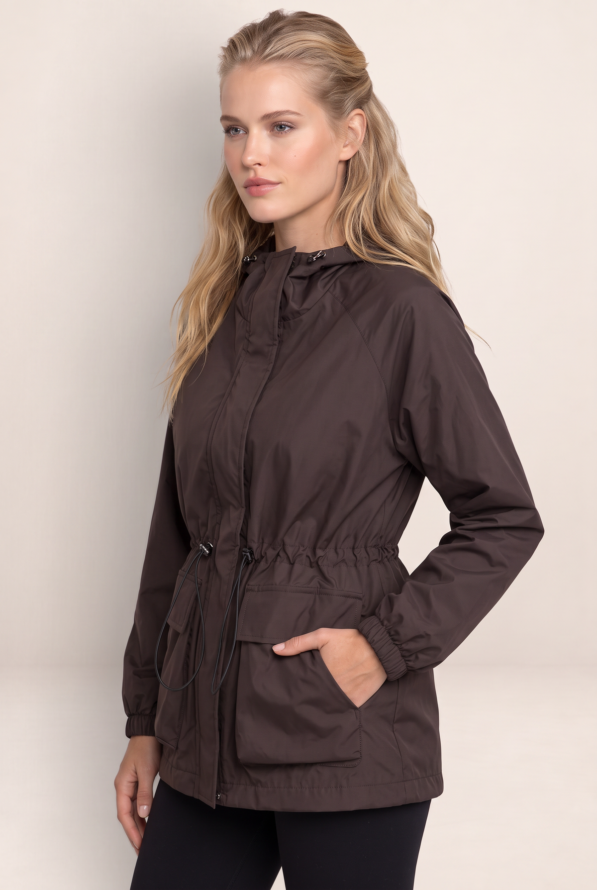 Parka Imperméable à Capuche Femme Clarisse