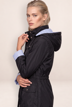 Parka à Capuche Cintrée Femme Emmanuelle