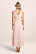Robe Longue Asymétrique Cache Coeur Femme Cécile