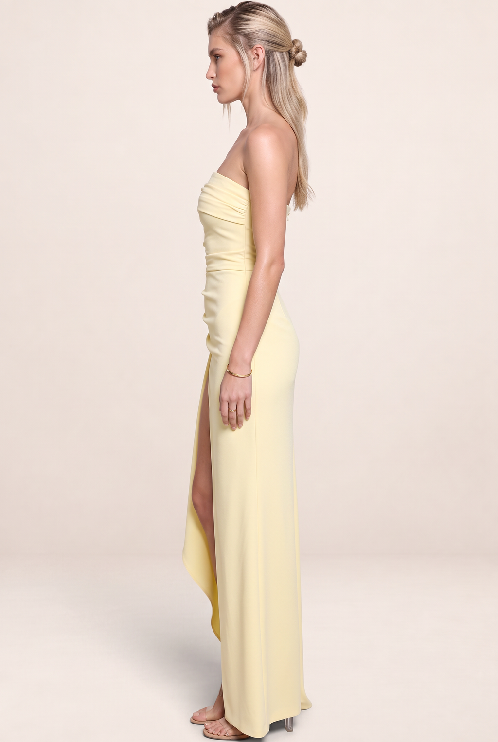 Robe Bustier Longue Fendue Femme Alix