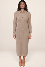 Robe Pull Col Polo Femme Quitterie