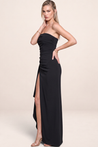 Robe Bustier Longue Fendue Femme Alix
