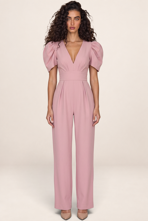 Combinaison Pantalon Manches Bouffantes Femme Agnès