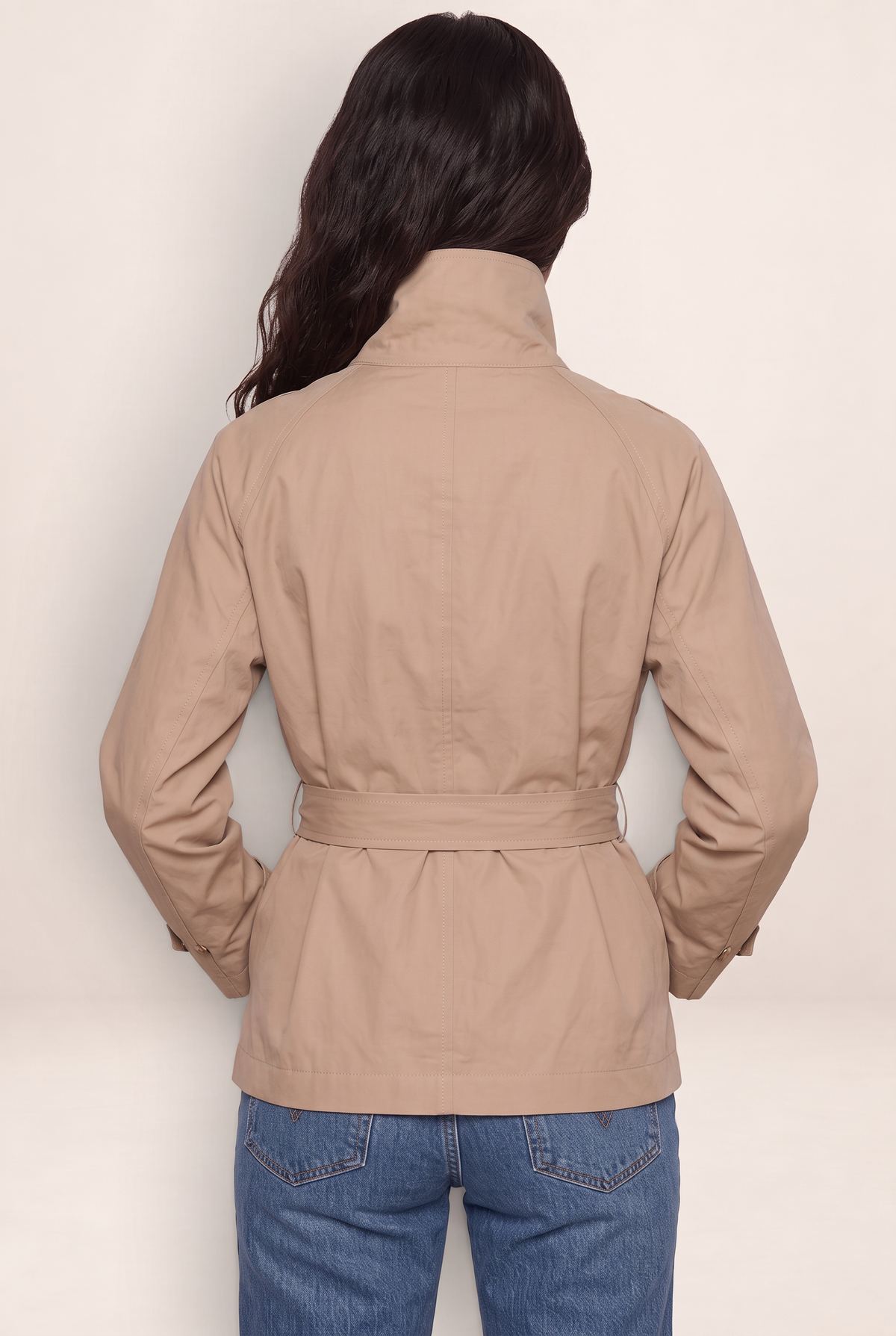 Trench Court Ceinturé Femme Albertine