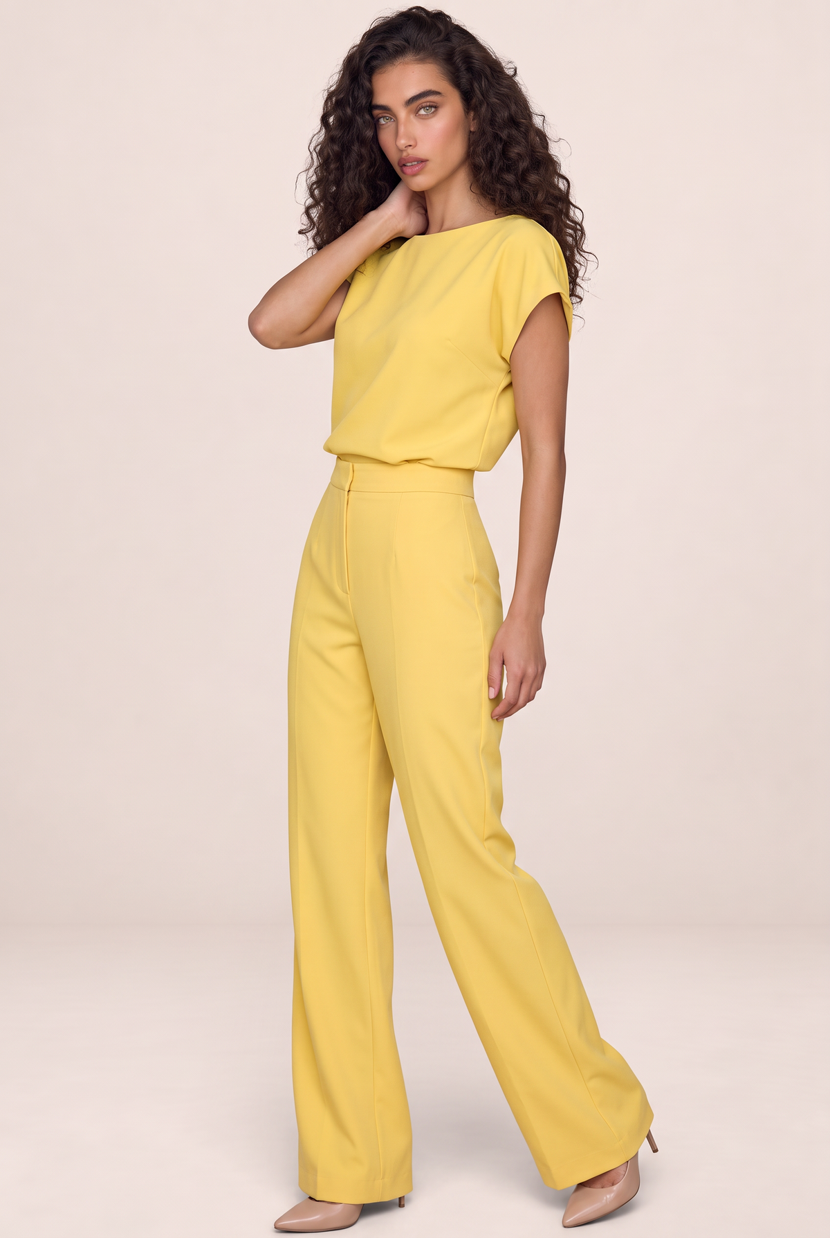 Combinaison Pantalon Manches Bouffantes Femme Agnès